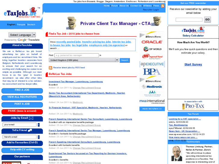 www.etaxjobs.be