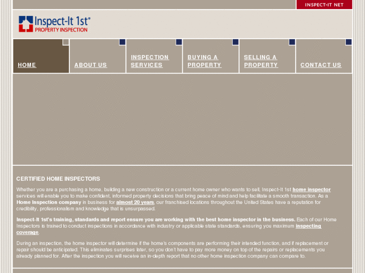 www.inspectitfirst.net