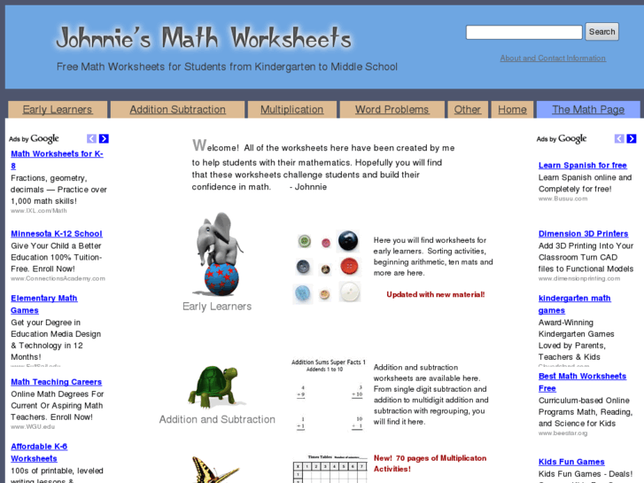 www.jmathworksheets.com