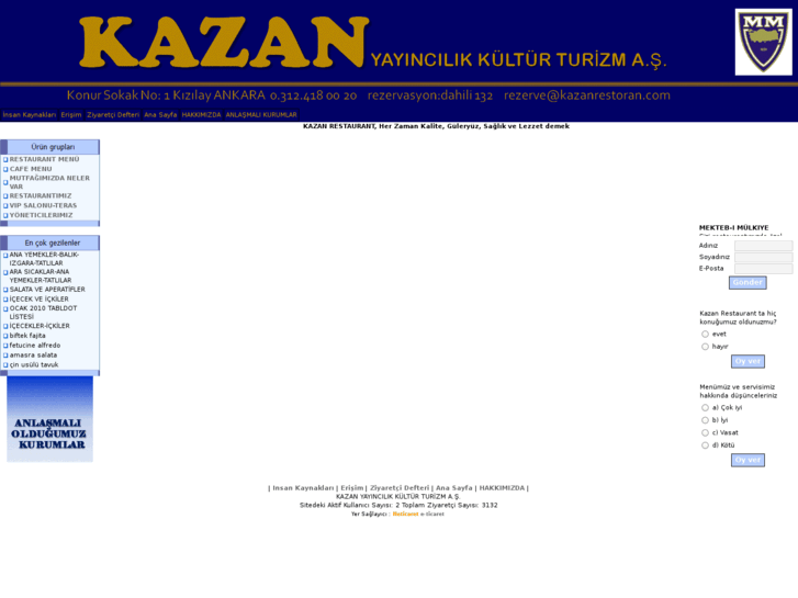 www.kazanrestoran.com