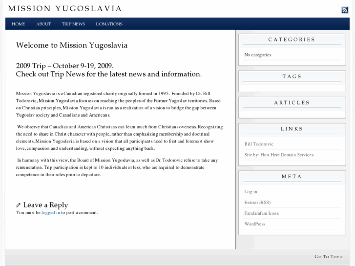 www.missionyugoslavia.com