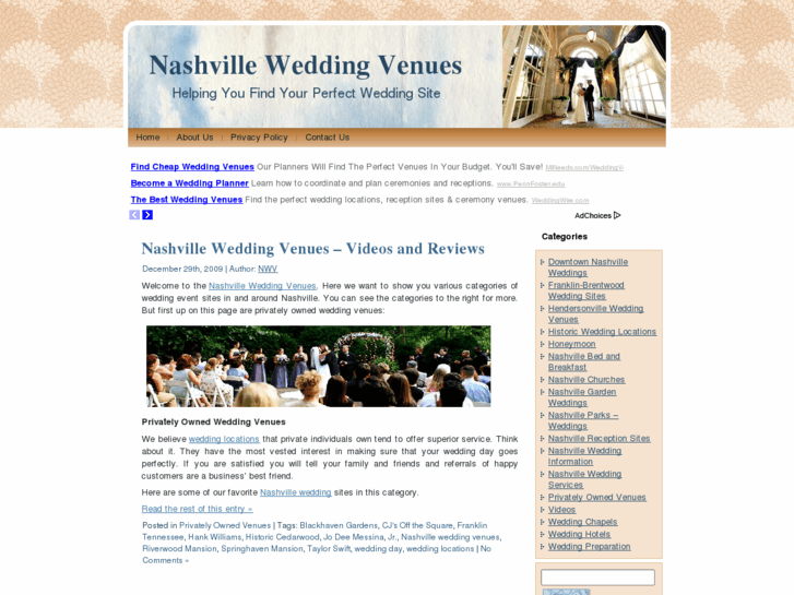 www.nashvilleweddingvenues.org