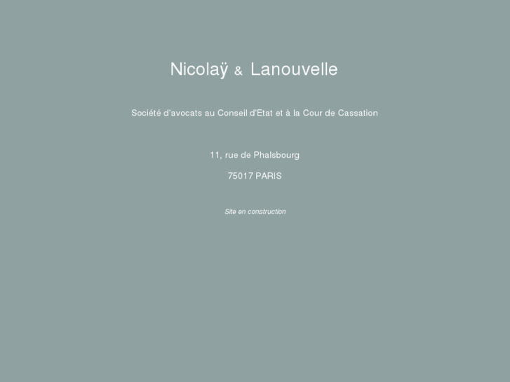 www.nicolay-lanouvelle.com