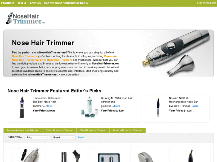 www.nosehairtrimmer.net