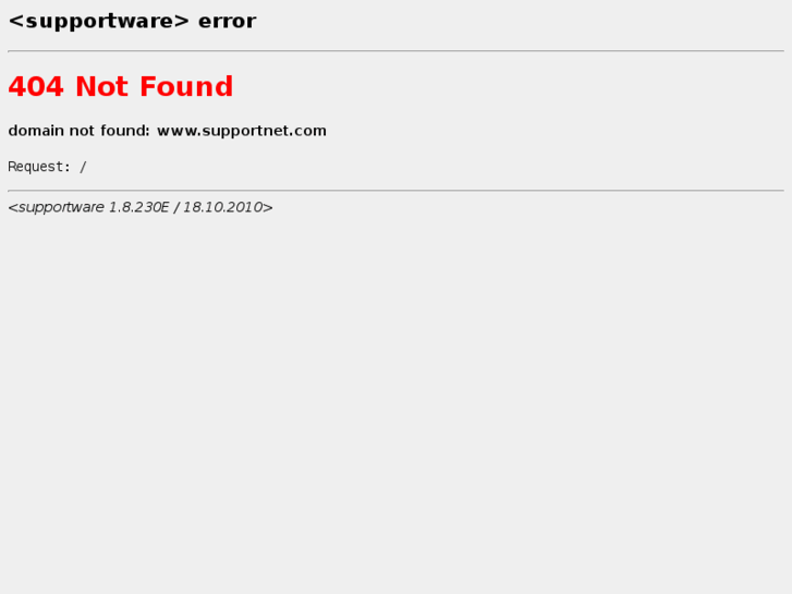 www.supportnet.com