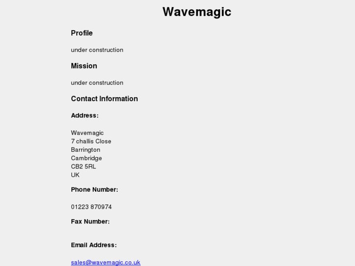 www.wavemagic.co.uk