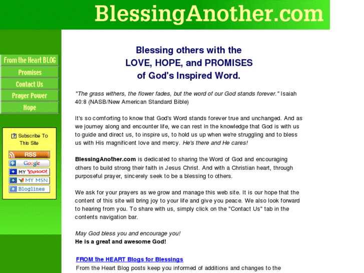 www.blessinganother.com