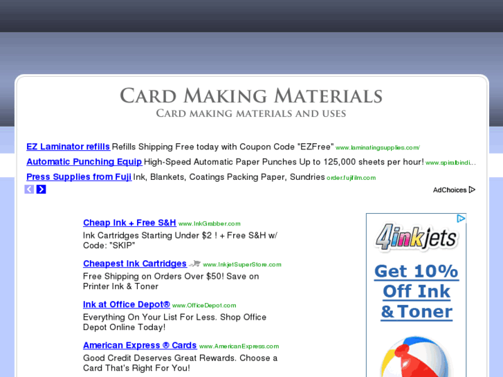 www.cardmakingmaterials.net