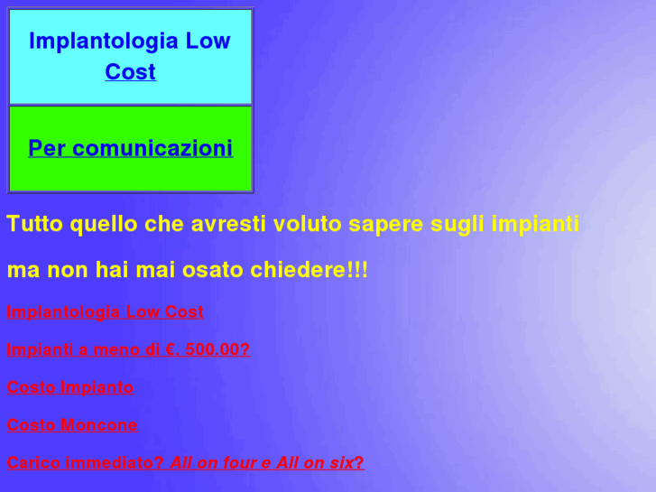 www.implantologialowcost.it