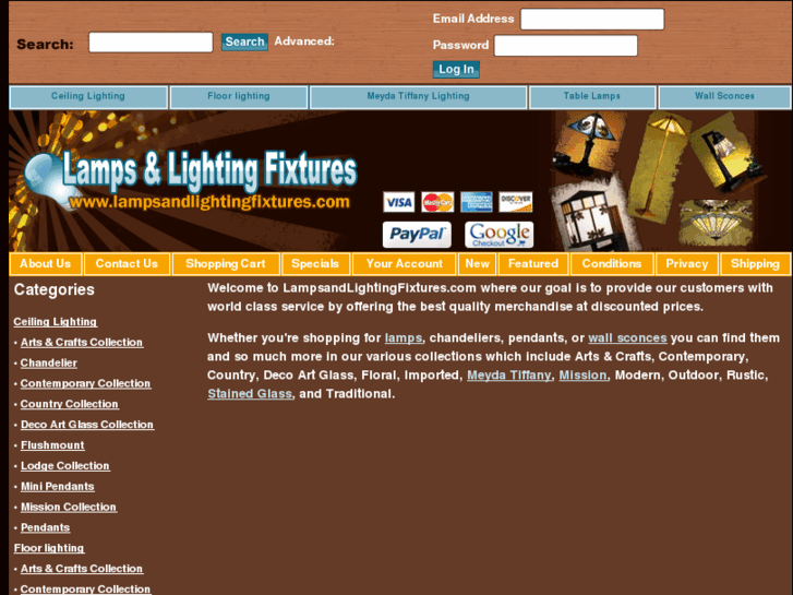 www.lampsandlightingfixtures.com