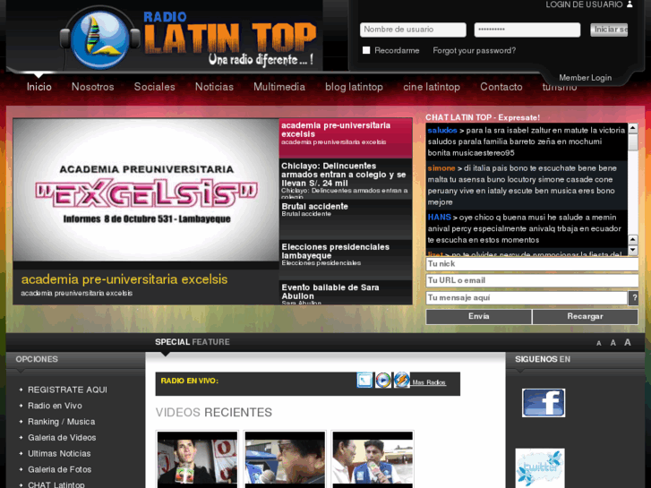 www.radiolatintop.com