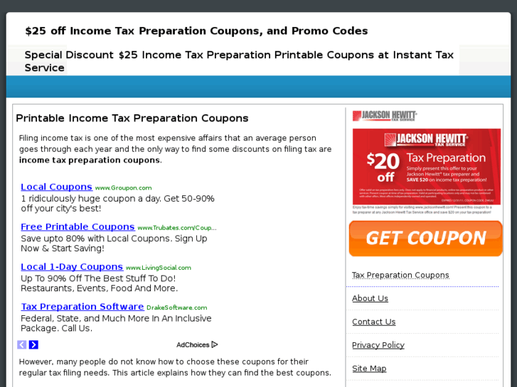 www.taxpreparationcoupons.org