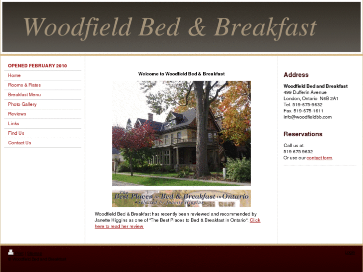 www.woodfieldbb.com