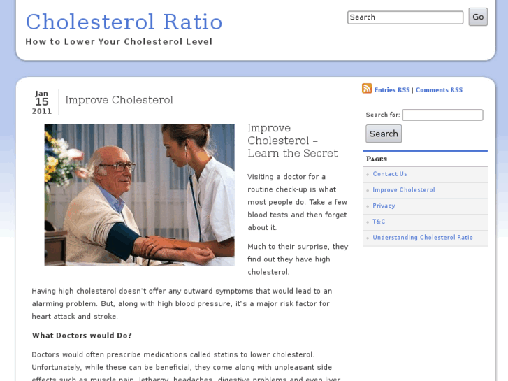 www.cholesterolratio.net