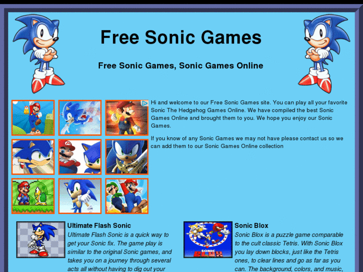 www.freeonlinesonicgame.com