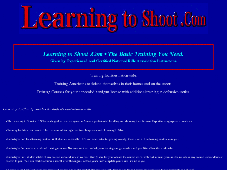 www.learningtoshoot.com