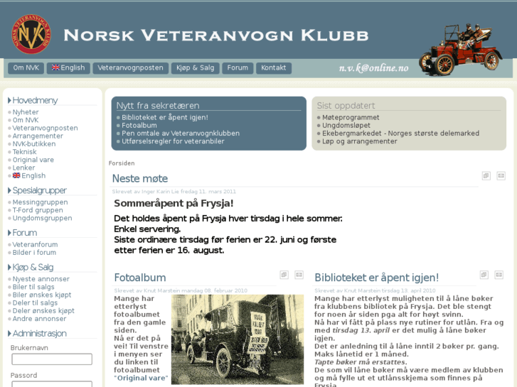 www.norskveteranvognklubb.no