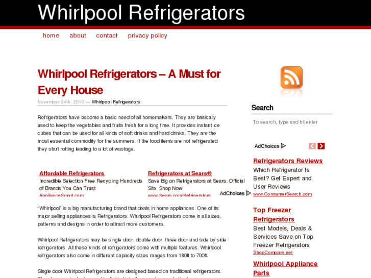 www.whirlpoolrefrigerators.org