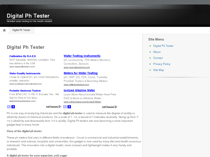 www.digitalphtester.org