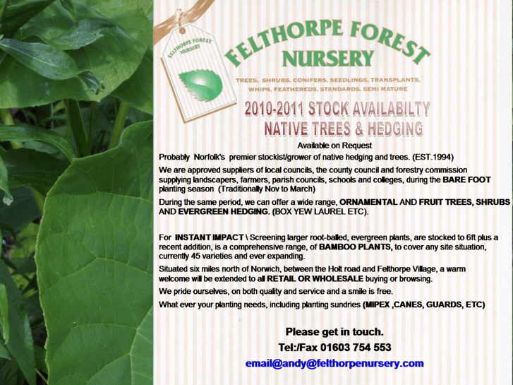 www.felthorpenursery.com