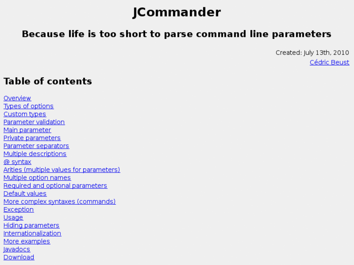 www.jcommander.org