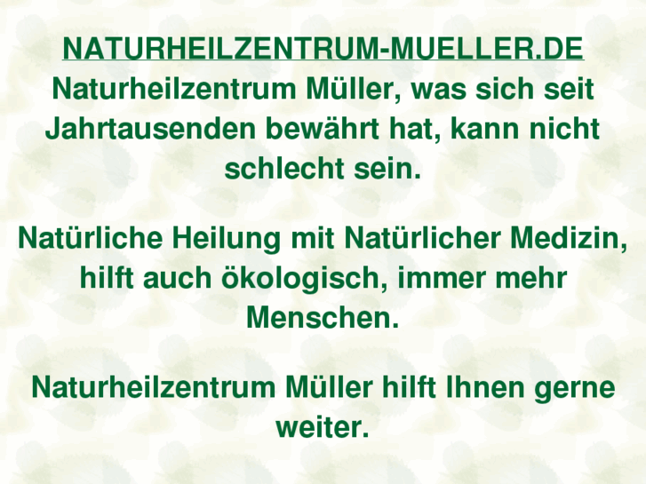 www.naturheilzentrum-mueller.de