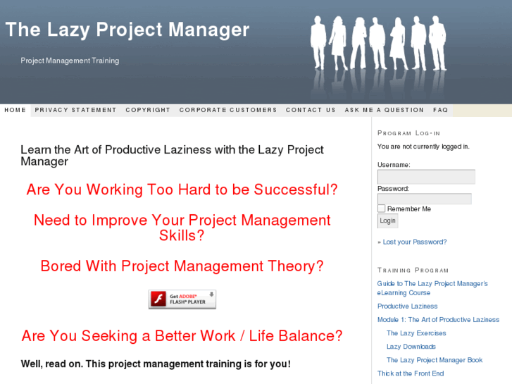 www.thelazyprojectmanager.net