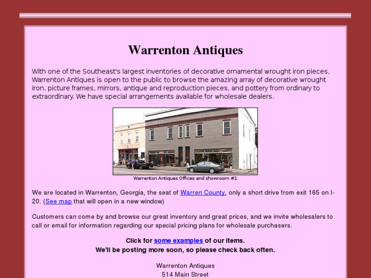 www.warrentonantiques.com