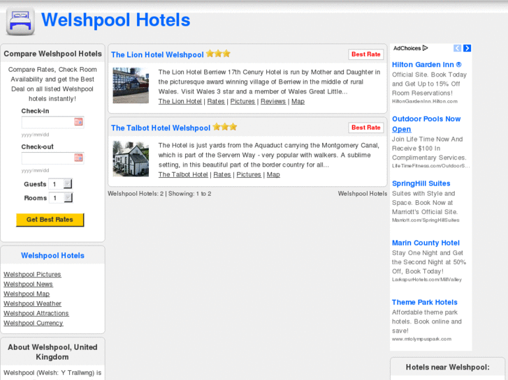 www.welshpoolhotels.com