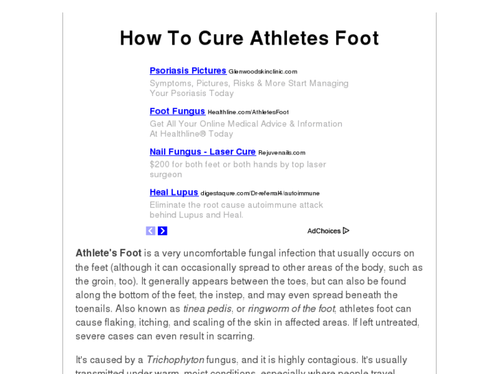 www.howtocureathletesfoot.com