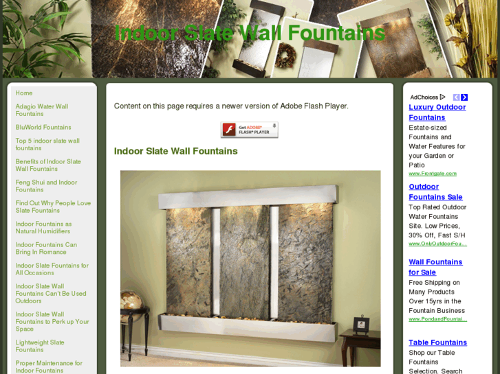 www.indoorslatewallfountains.com