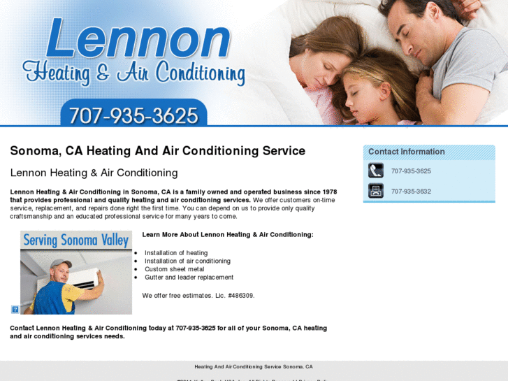 www.lennonheatingandair.com