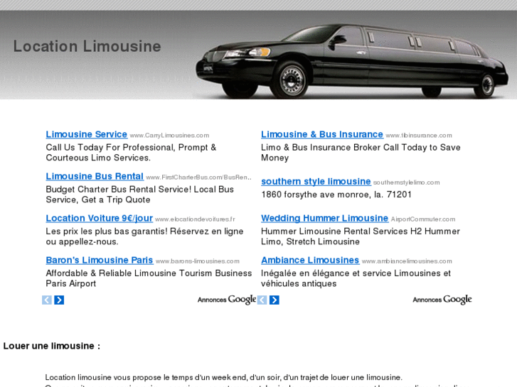 www.location-limousine.info