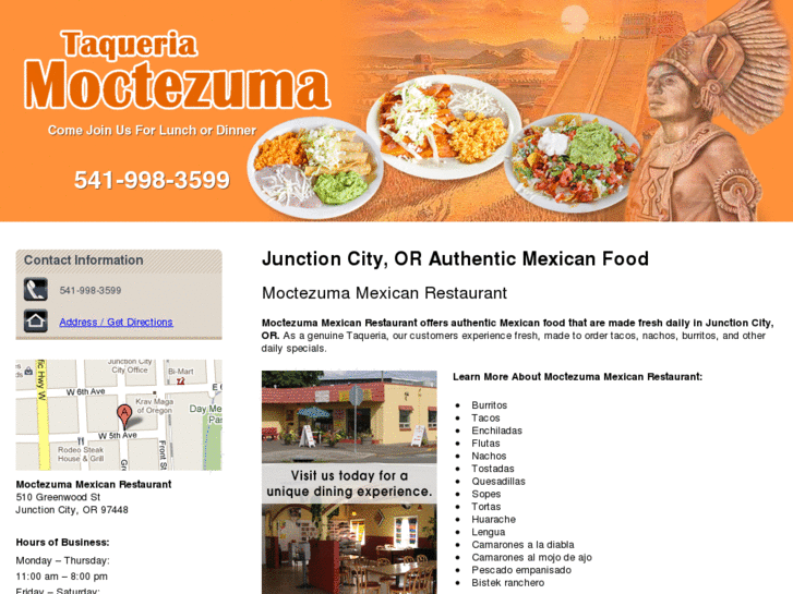 www.moctezumamexicanrestaurant.com