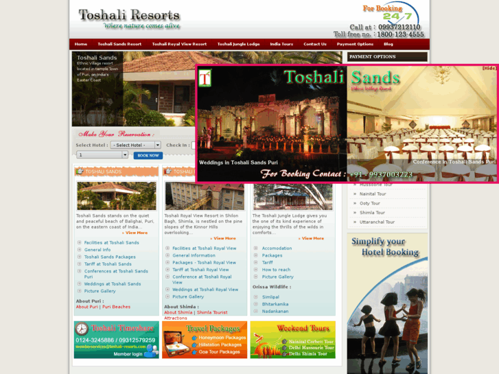 www.toshaliresort.com