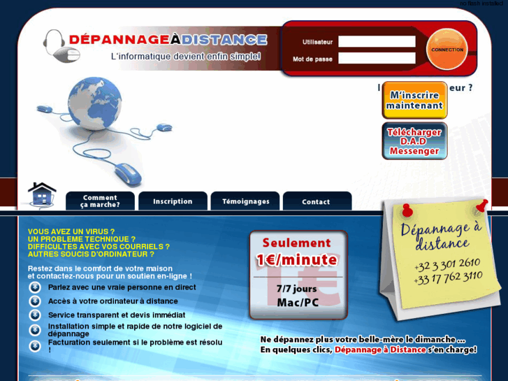 www.depannageadistance.com