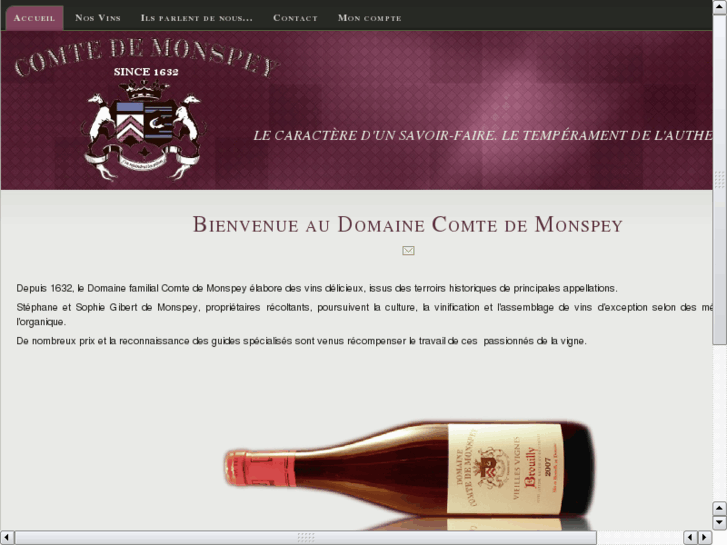 www.domainecomtedemonspey.com