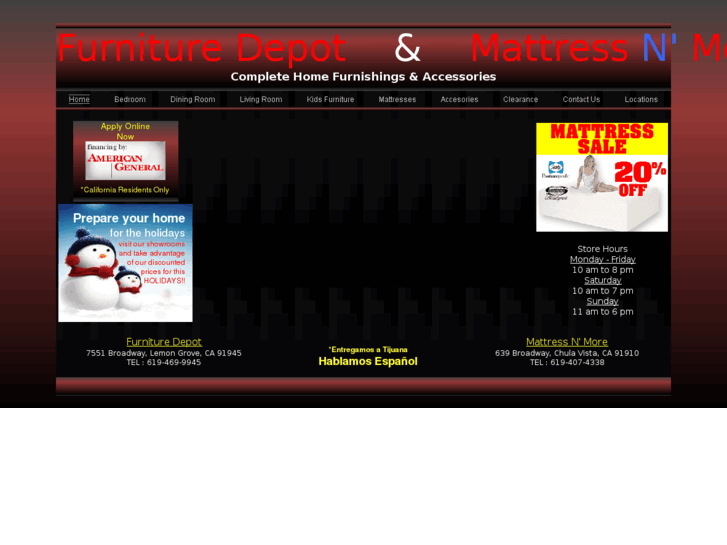 www.furnituredepotlg.com