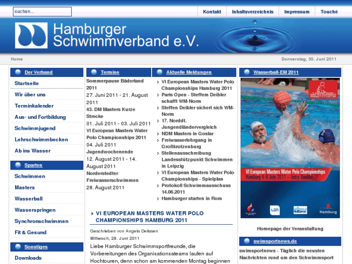 www.hamburger-schwimmverband.de