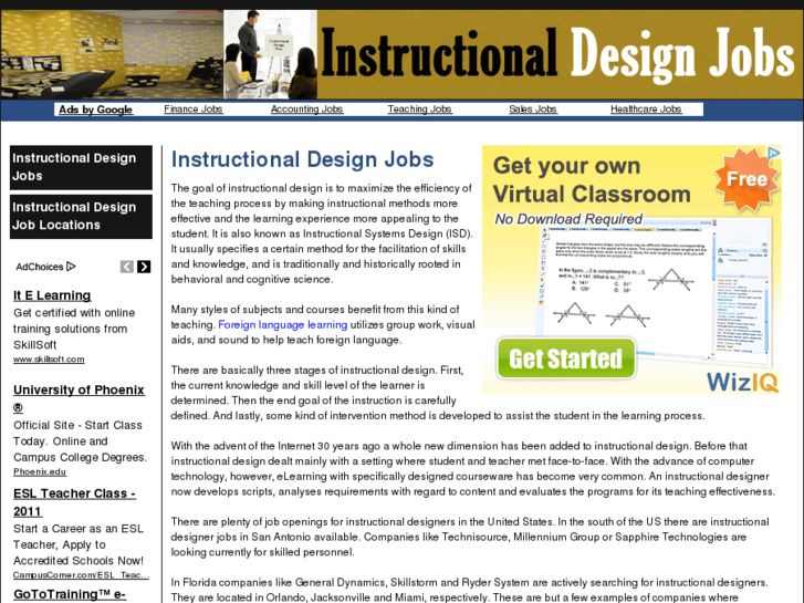 www.instructionaldesignjobs.net