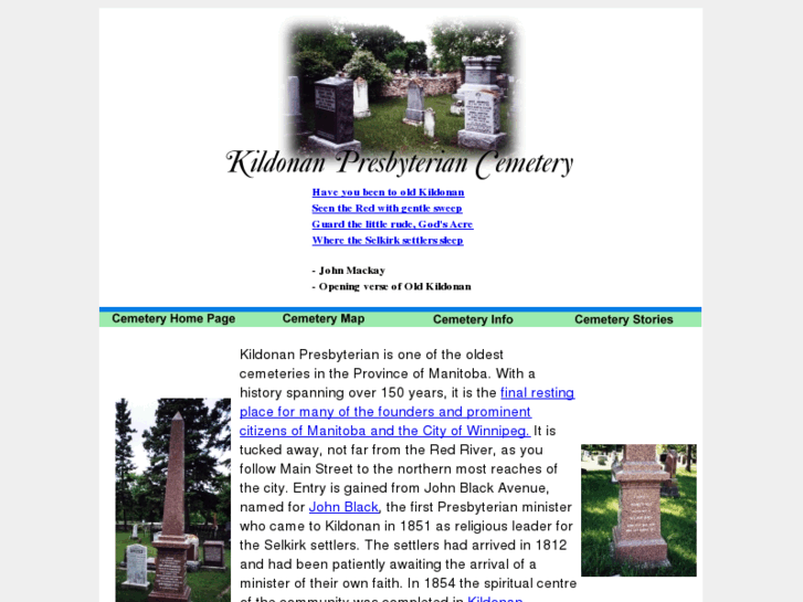 www.kildonanpresbyteriancemetery.com