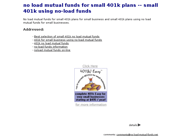 www.no-load-mutual-funds.net