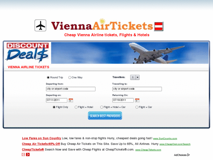 www.viennaairtickets.com