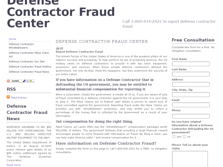 www.defensecontractorfraudcenter.com