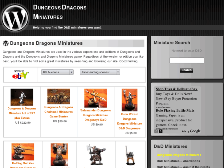 www.dungeonsdragonsminiatures.net