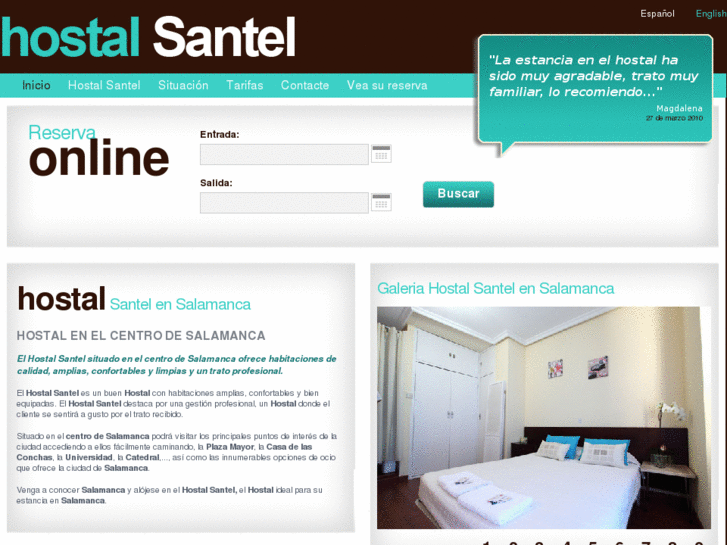 www.hostalsantelsalamanca.com