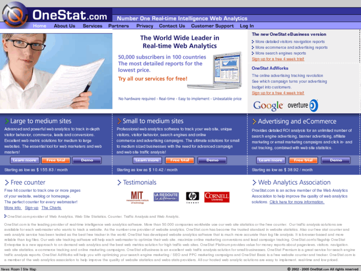 www.onestat.net