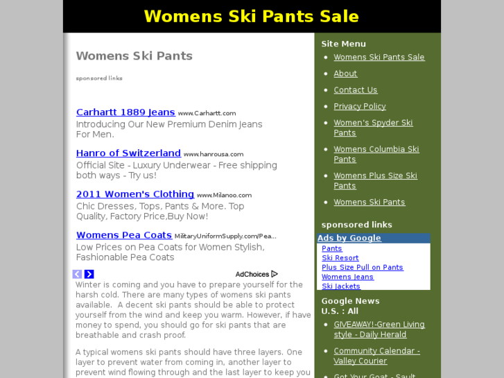 www.womensskipantssale.com