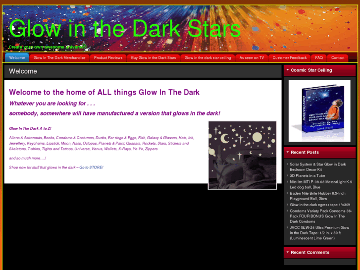 www.glowinthedarkstars.info