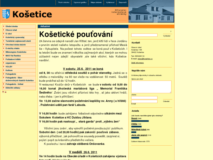 www.kosetice.cz